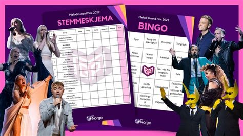 Stemmeskjema og bingo til semfinalene i Torino .